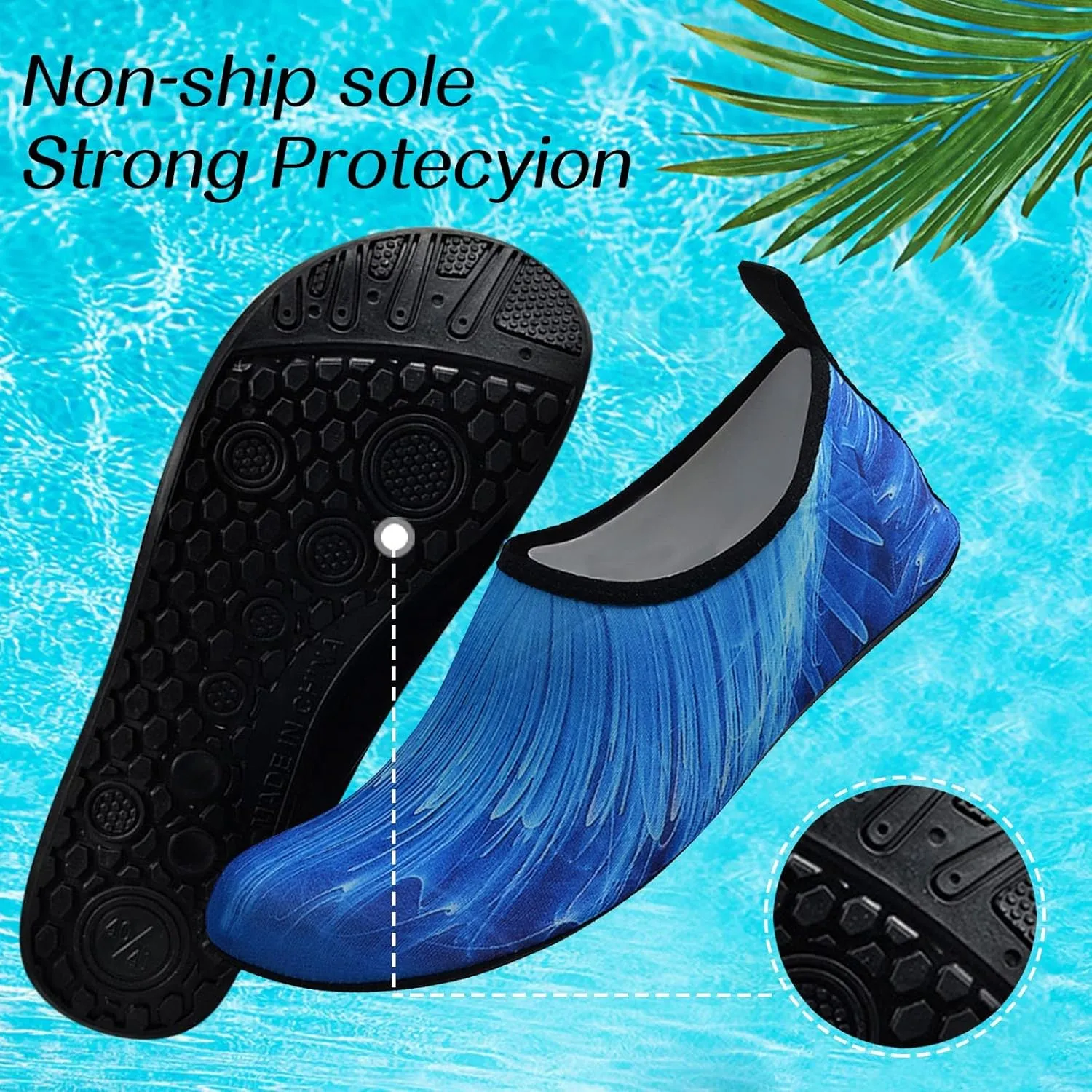 Water Shoes Mens Womens Barefoot Quick Dry Aqua Swim Beach Pool Surf Hiking Kayaking Diving Yoga Outdoor Sports Breathable