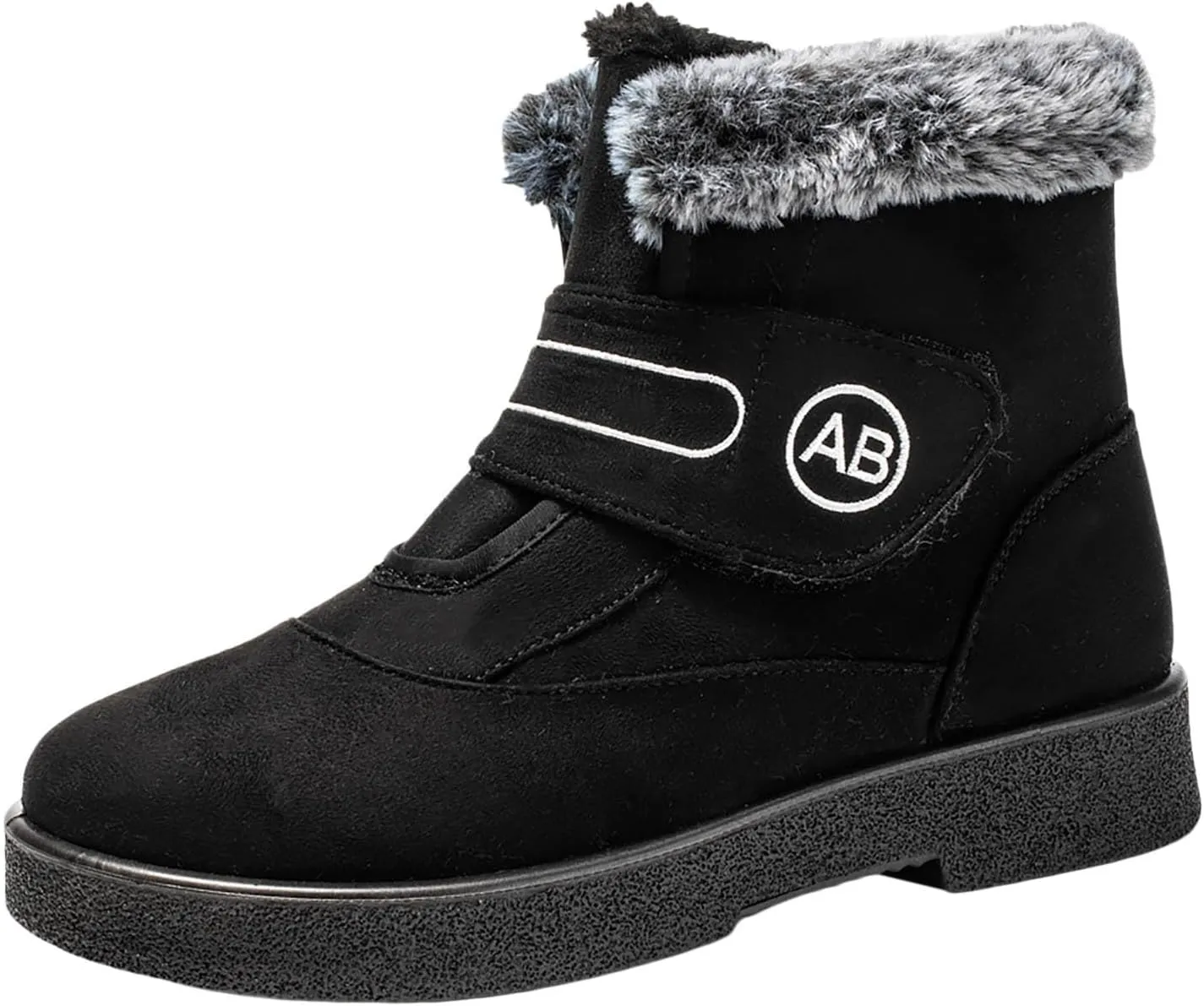 Winter Boots For Women Waterproof Waterproof Snow Boots Fur Lined Ankle Booties Warm Mid Calf Boots Outdoor Shoes