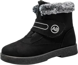 Winter Boots For Women Waterproof Waterproof Snow Boots Fur Lined Ankle Booties Warm Mid Calf Boots Outdoor Shoes