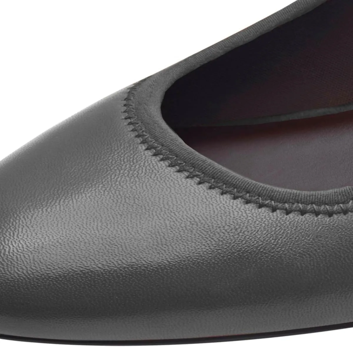 Women Comfortable Wedge Pumps Low Heel Closed Almond Toe Slip On Wedge Sandals Two-Toned Matte Leather Dress Shoes Office Ladies Work Wedding Party Dance Shoe Formal Classic Fall 4-11 M US
