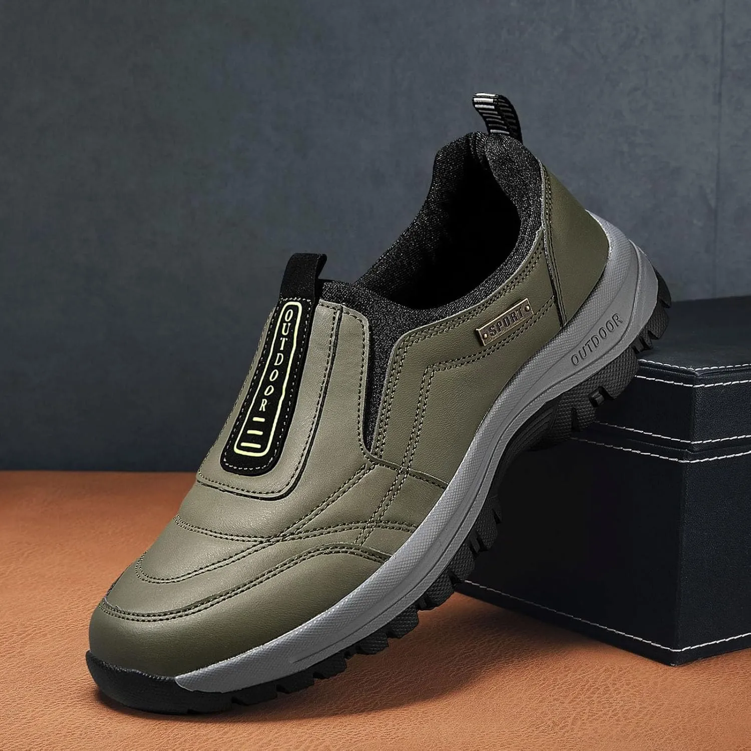 Women Shoes Casual Womens Slip On Sneakers Wide Width Womens Loafers Flat Bottom Fashion Christmas Running Shoes Women Round Toe Flats Comfortable