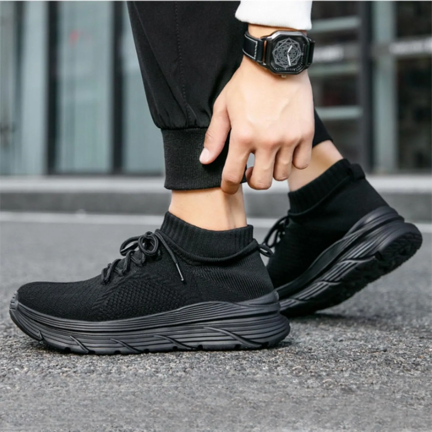 Women Walking Shoes Sock Sneakers Slip-On Breath Tennis Shoes Womens Mesh Breathable Ladies Shoes Casual Walking Sneakers Brown Tennis Shoe Loafers Dress Shoe