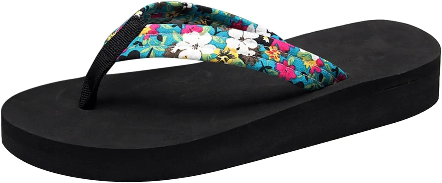 Womens Arch Support Flip Flops Women's Non Slip Casual Arch Support Flip Flops Beach Non Slip Slippers