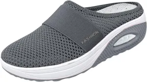 Women's Backless Slip on Mesh Sneakers Shoes Mens Dress Shoes Fashion Casual Slip On Shoes Women's Fashion Sneakers White Tennis Shoe Trainers Shoe