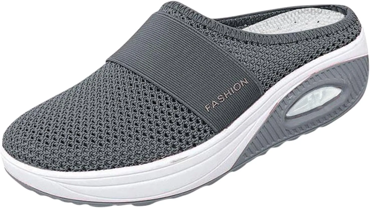 Women's Backless Slip on Mesh Sneakers Shoes Mens Dress Shoes Fashion Casual Slip On Shoes Women's Fashion Sneakers White Tennis Shoe Trainers Shoe