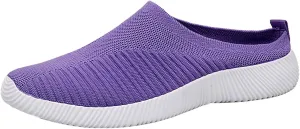 Women's Backless Slip on Mesh Sneakers Shoes Running Shoes for Men Casual Casual Shoes Fashion Sneakers 2025 Platform Tennis Shoe White Loafers