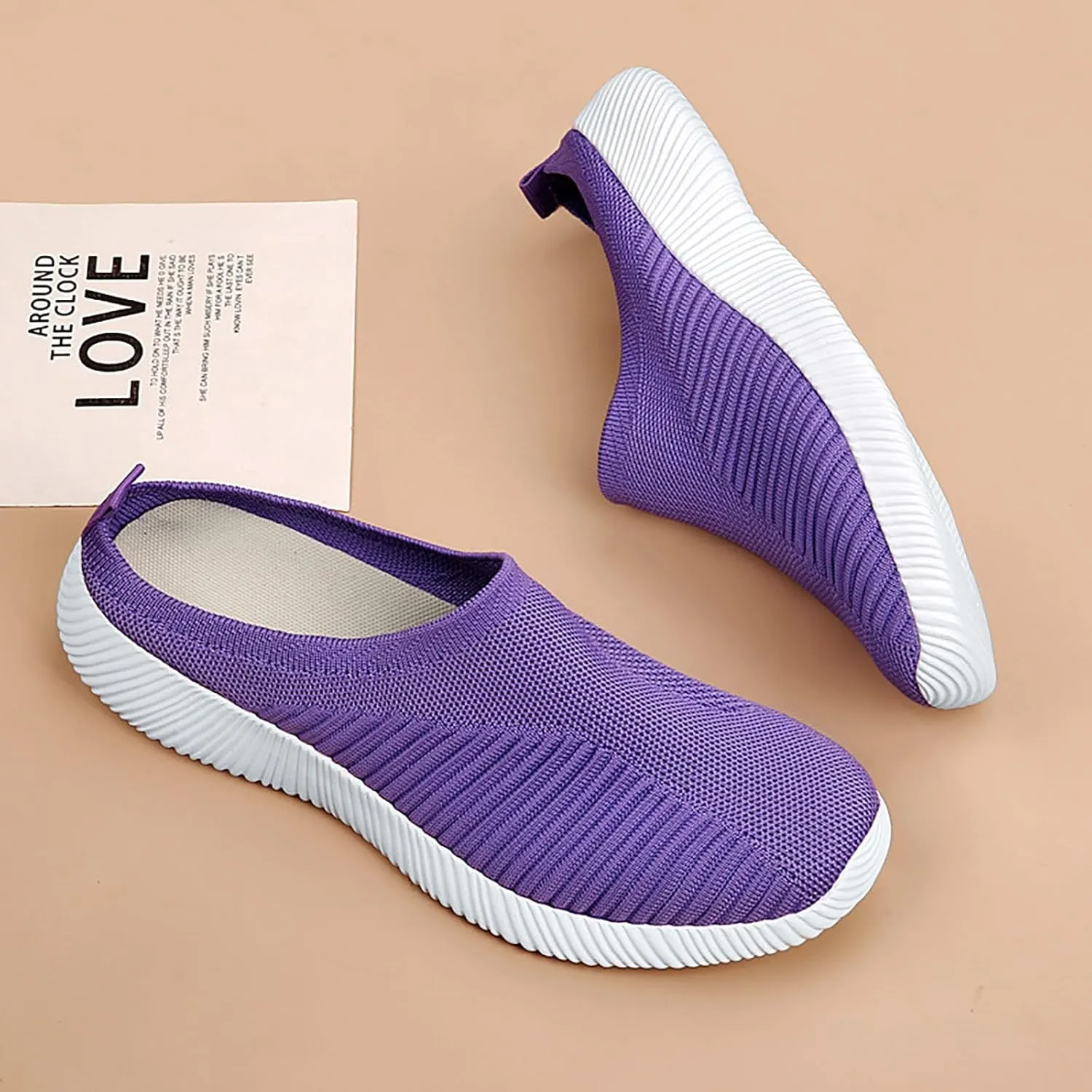 Women's Backless Slip on Mesh Sneakers Shoes Running Shoes for Men Casual Casual Shoes Fashion Sneakers 2025 Platform Tennis Shoe White Loafers