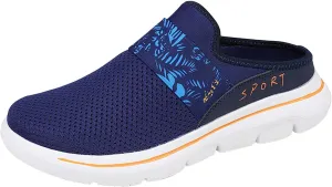 Womens Backless Sneakers Mesh Slip-on Mule Shoes Slip On Shoes Women Arch Support Men Casual Shoes Fashion Sneakers 2025 Waterproof Tennis Shoe Trainers Shoe