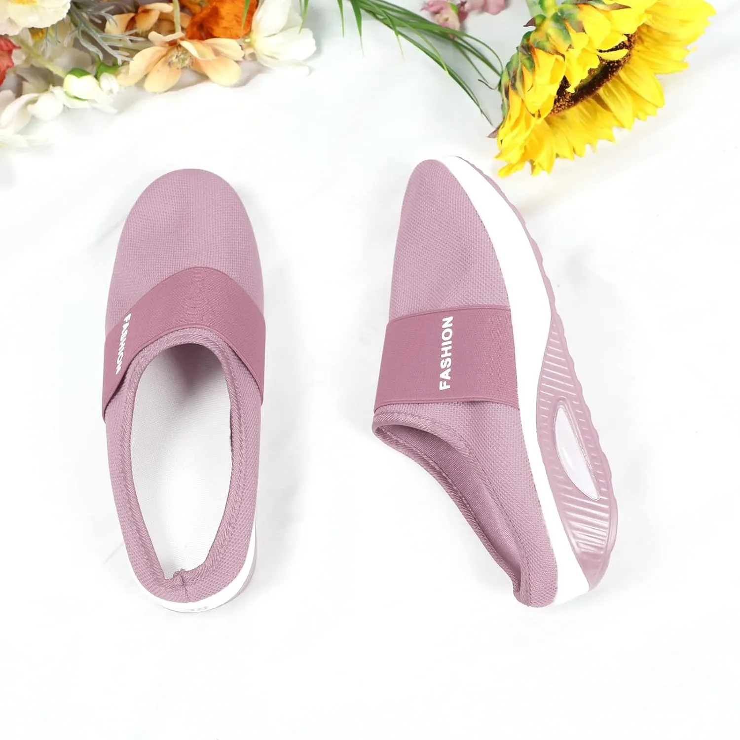 Womens Backless Sneakers Mesh Slip-on Mule Shoes Womens Running Shoes High Top Black Casual Shoes Black Sneakers Platform Tennis Shoe Loafers Casual Slip On