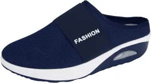 Women's Backless Walking Sneakers Summer Slip-on Non Slip Work Shoes Women Dressy Slip On Shoes Casual Chunky Sneakers Red Tennis Shoe Casual Loafers