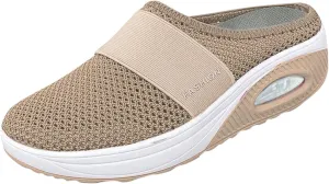 Women's Backless Walking Sneakers Summer Slip-on Running Shoes for Women Casual Ladies Casual Shoes Black Sneakers Tennis Shoe Cross Trainer Shoe
