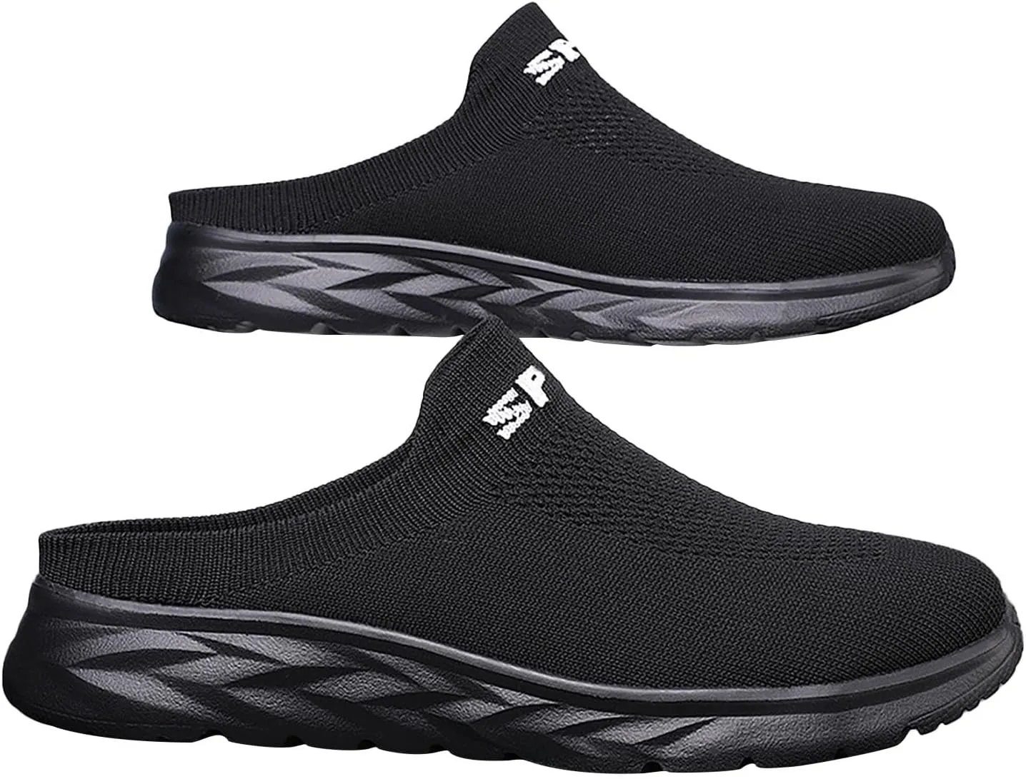 Women's Backless Walking Sneakers Summer Slip-on Running Shoes for Women Wide Dress Casual Shoes High Top Sneakers Black Tennis Shoe Loafers Casual Slip On