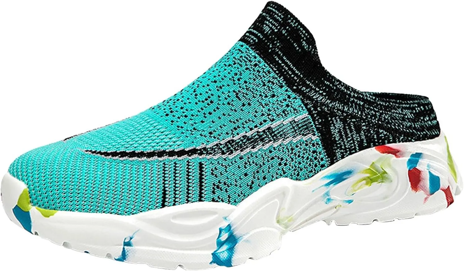Women's Backless Walking Sneakers Summer Slip-on Running Shoes for Women Wide Dress Casual Shoes High Top Sneakers Black Tennis Shoe Loafers Casual Slip On