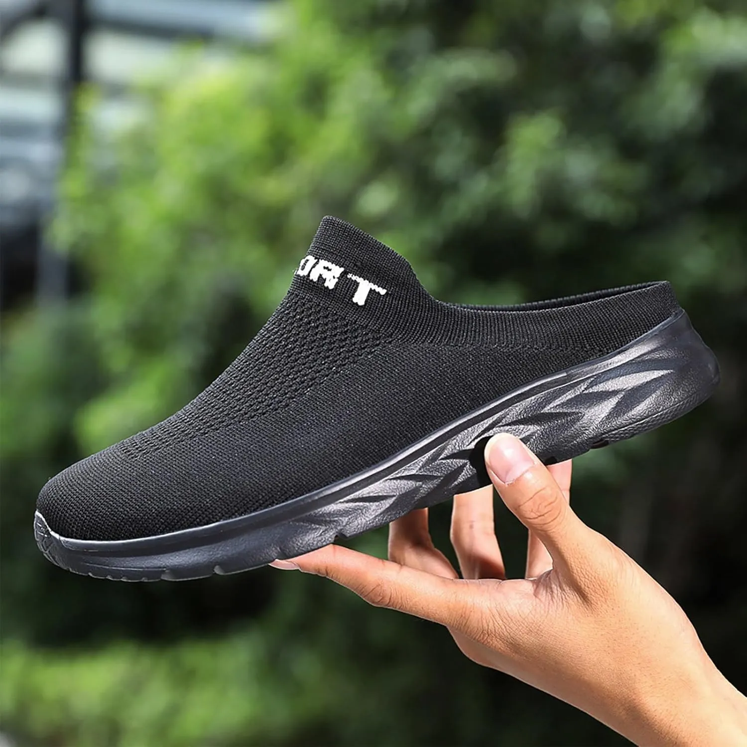 Women's Backless Walking Sneakers Summer Slip-on Running Shoes for Women Wide Dress Casual Shoes High Top Sneakers Black Tennis Shoe Loafers Casual Slip On