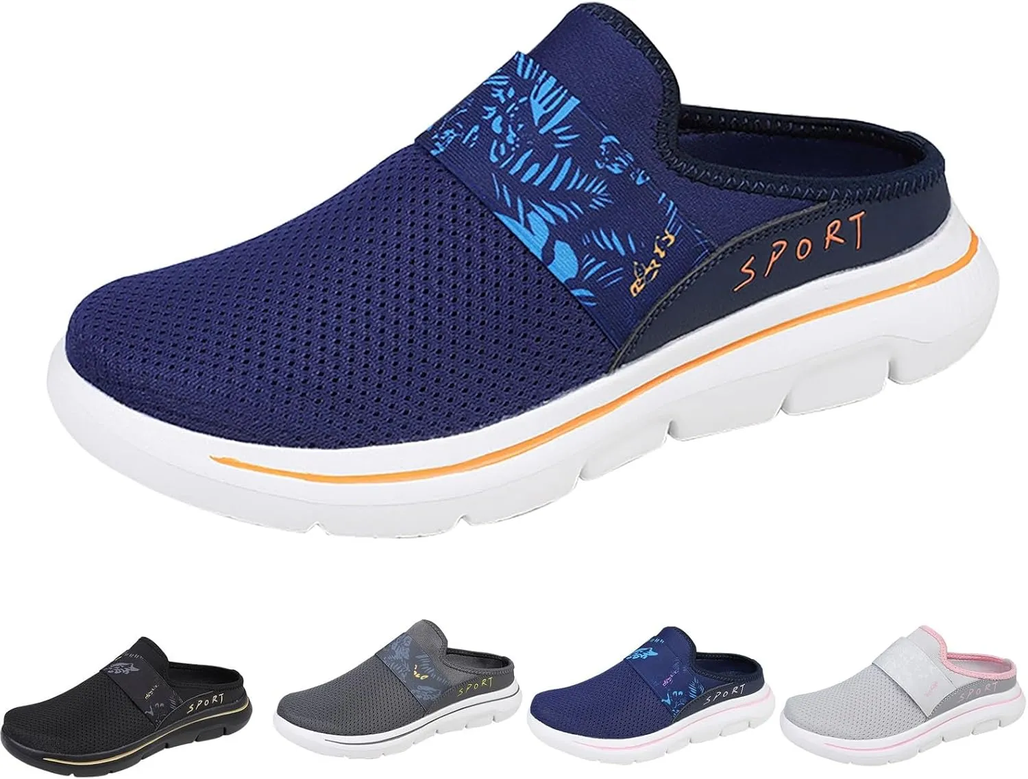 Women's Backless Walking Sneakers Summer Slip-on Slip On Shoes Women High Top Casual Dress Shoes Wedge Sneakers Waterproof Tennis Shoe Cross Trainer Shoe