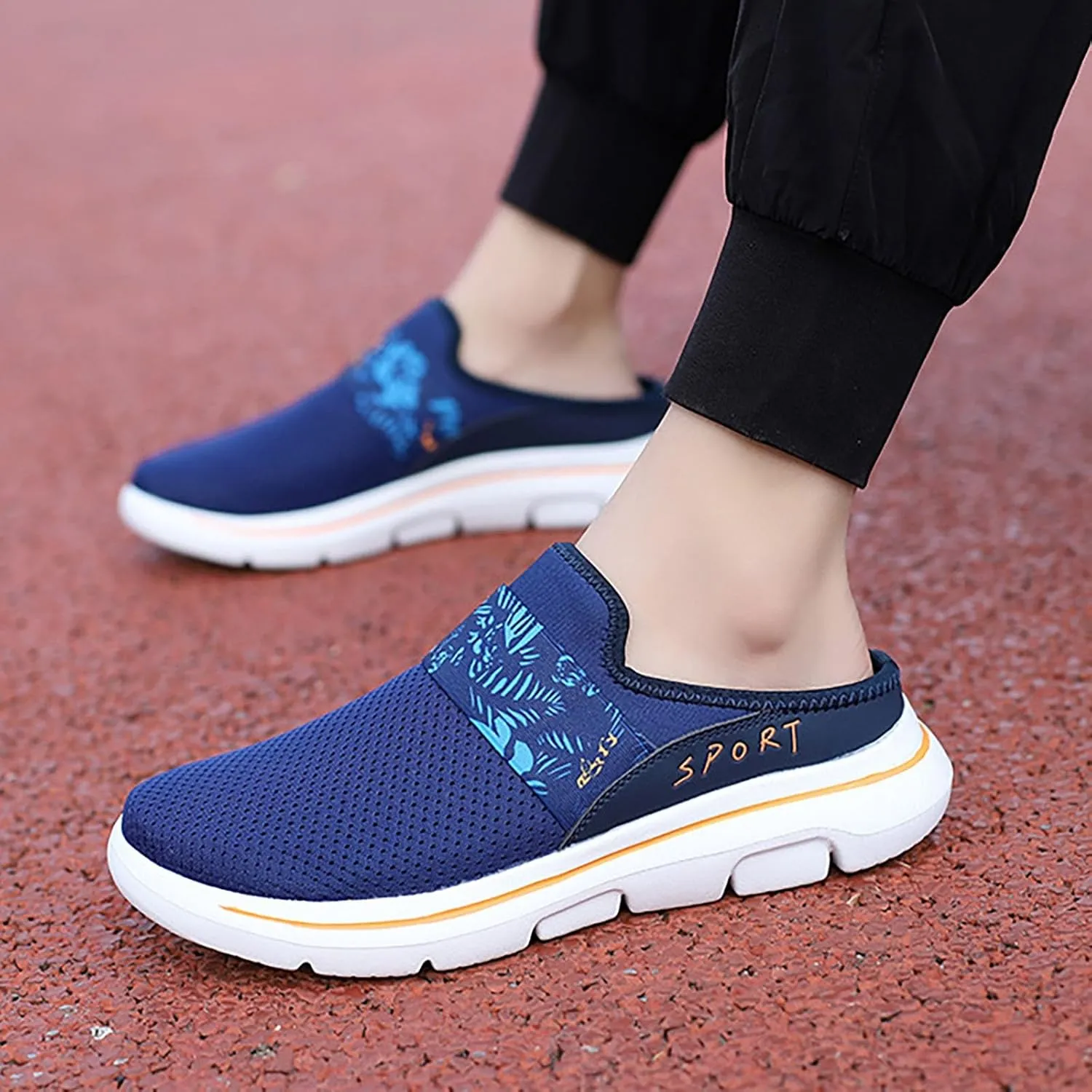 Women's Backless Walking Sneakers Summer Slip-on Slip On Shoes Women High Top Casual Dress Shoes Wedge Sneakers Waterproof Tennis Shoe Cross Trainer Shoe