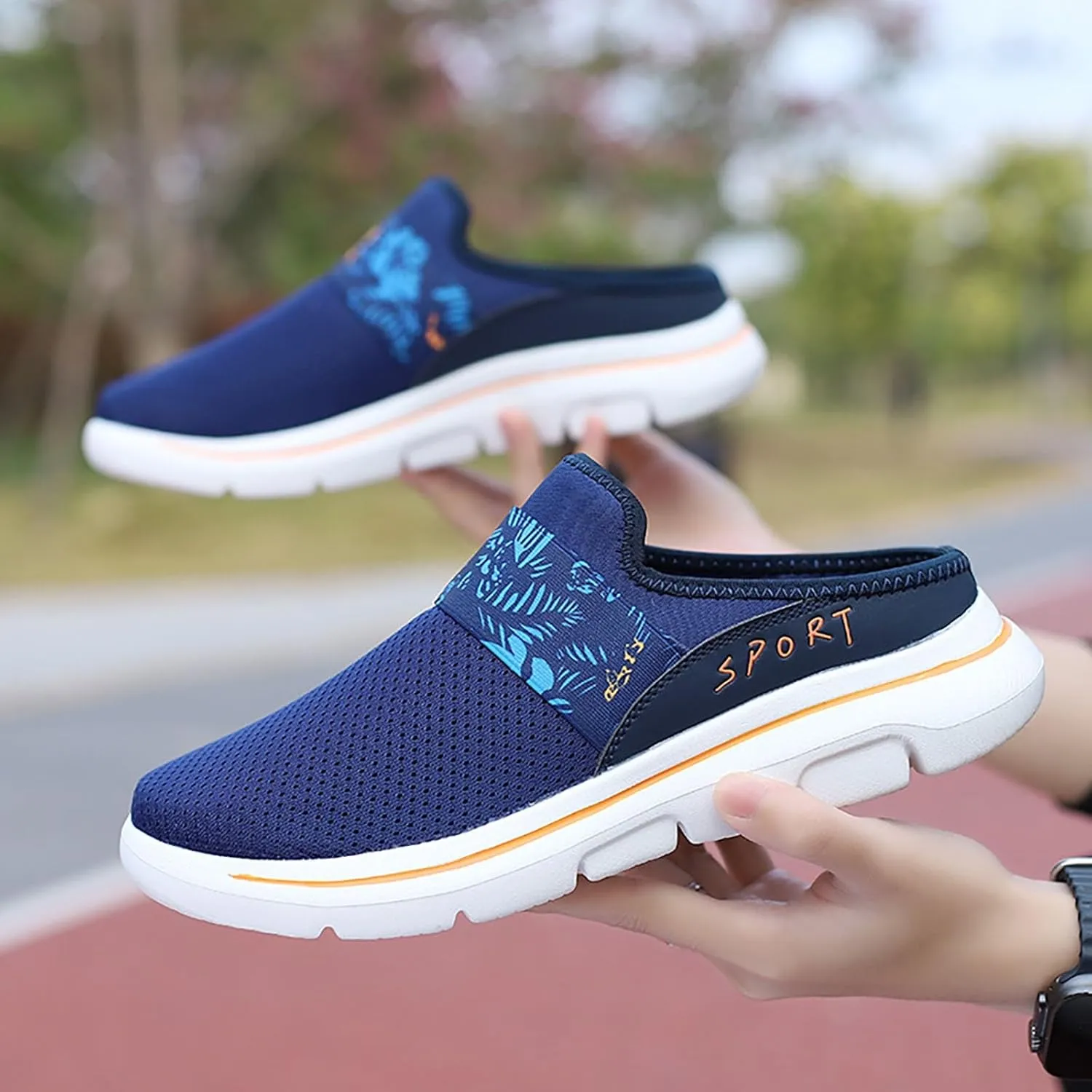 Women's Backless Walking Sneakers Summer Slip-on Slip On Shoes Women High Top Casual Dress Shoes Wedge Sneakers Waterproof Tennis Shoe Cross Trainer Shoe