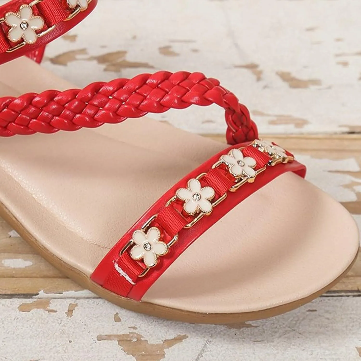 Women's Bohemian Weave Fashion Beach Sandals Woman Summer Sandals