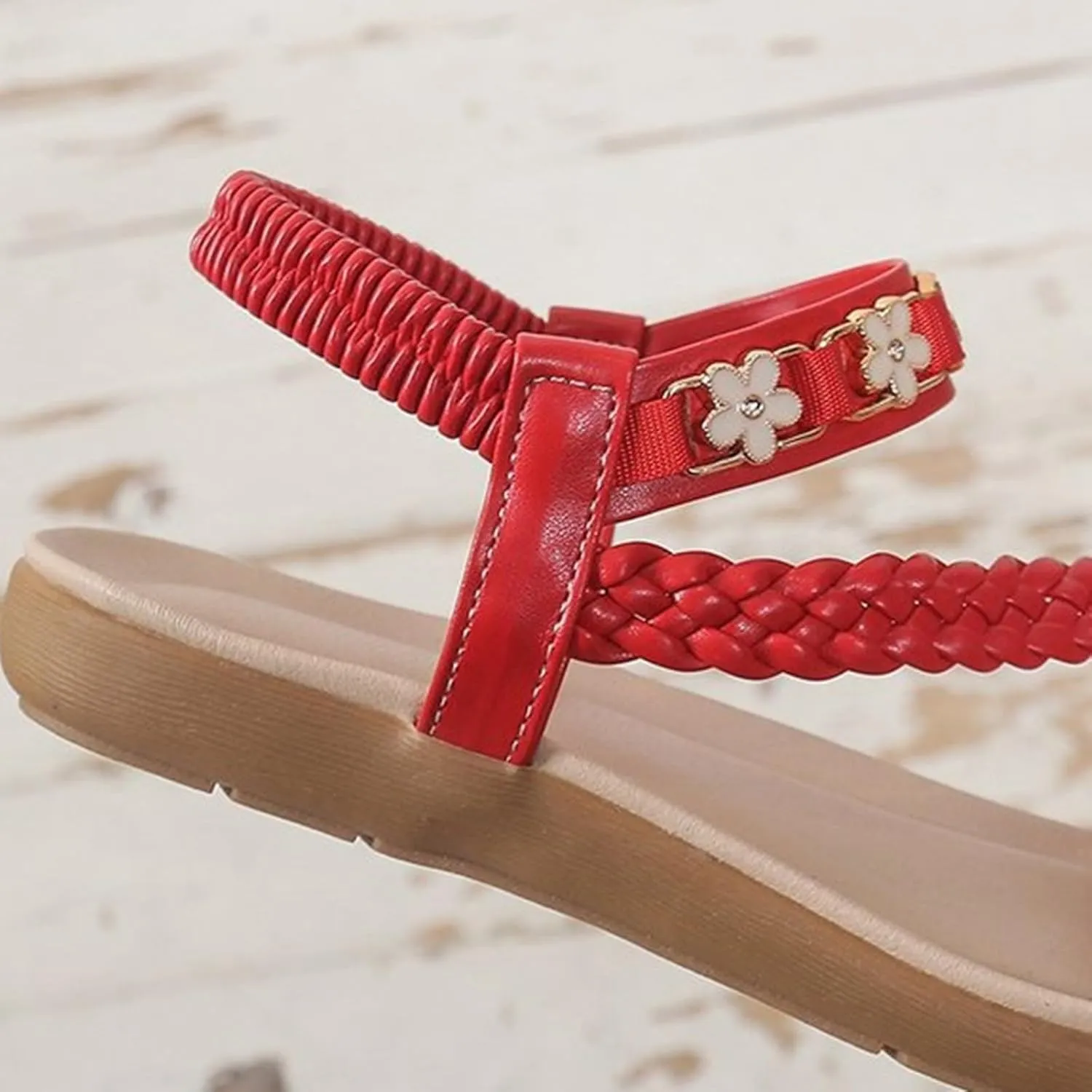 Women's Bohemian Weave Fashion Beach Sandals Woman Summer Sandals