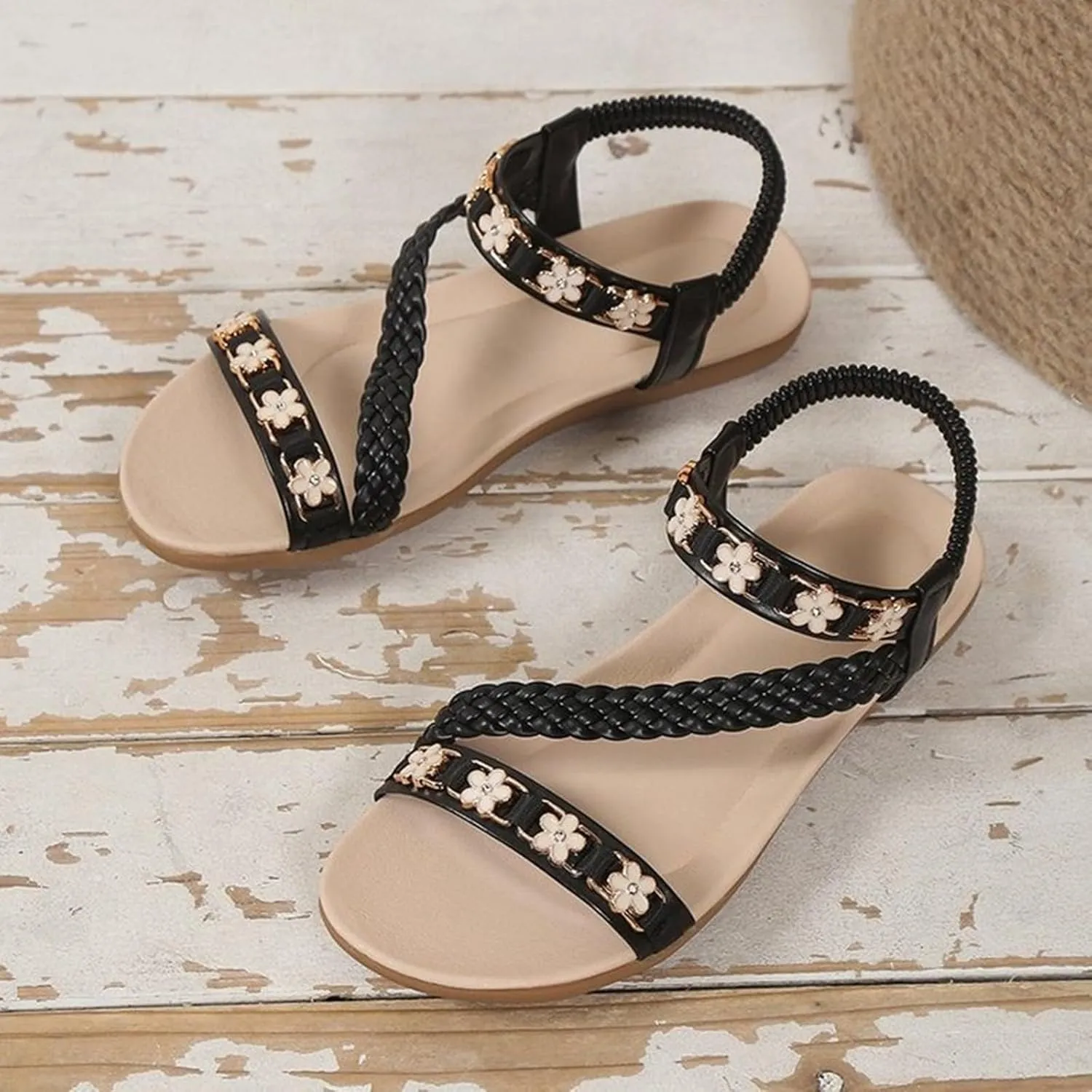 Women's Bohemian Weave Fashion Beach Sandals Woman Summer Sandals