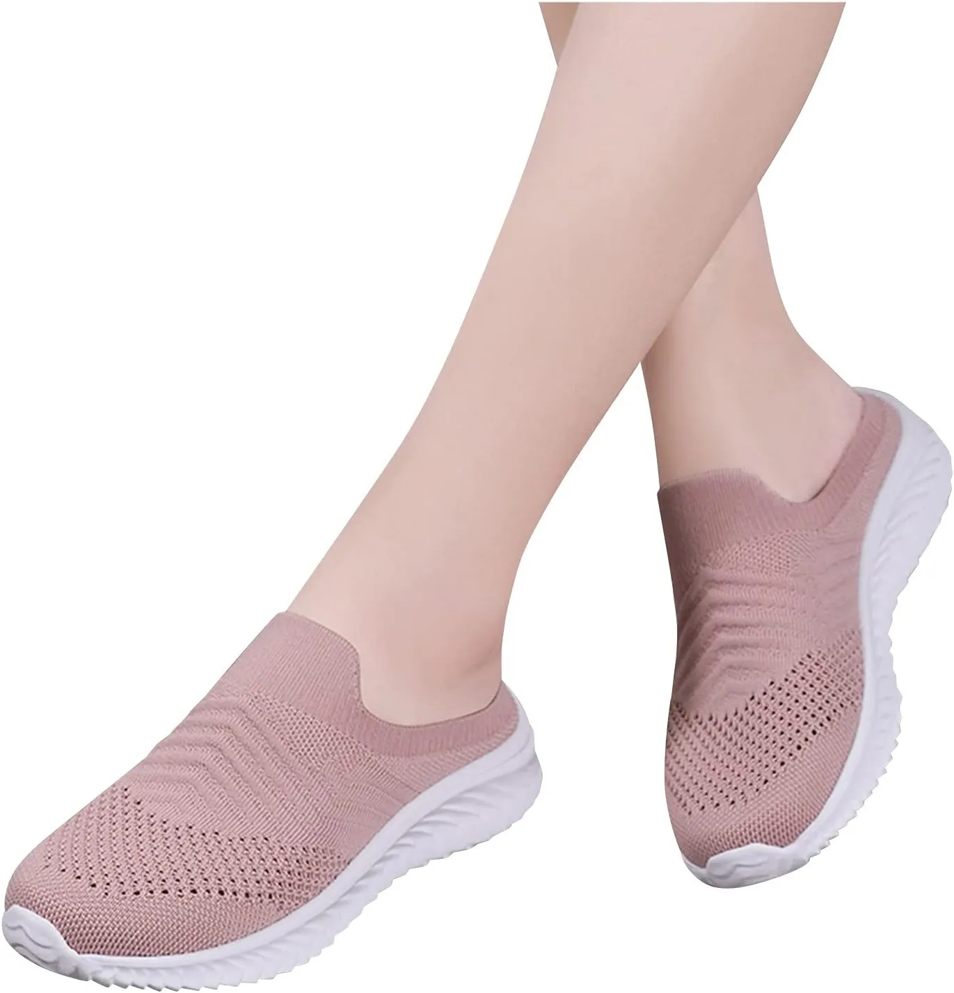 Women's Casual Slip on Half Shoes Breathable Mens Running Shoes Comfortable Dress Casual Shoes Walking Sneakers Tennis Shoe Loafers Dress Shoe