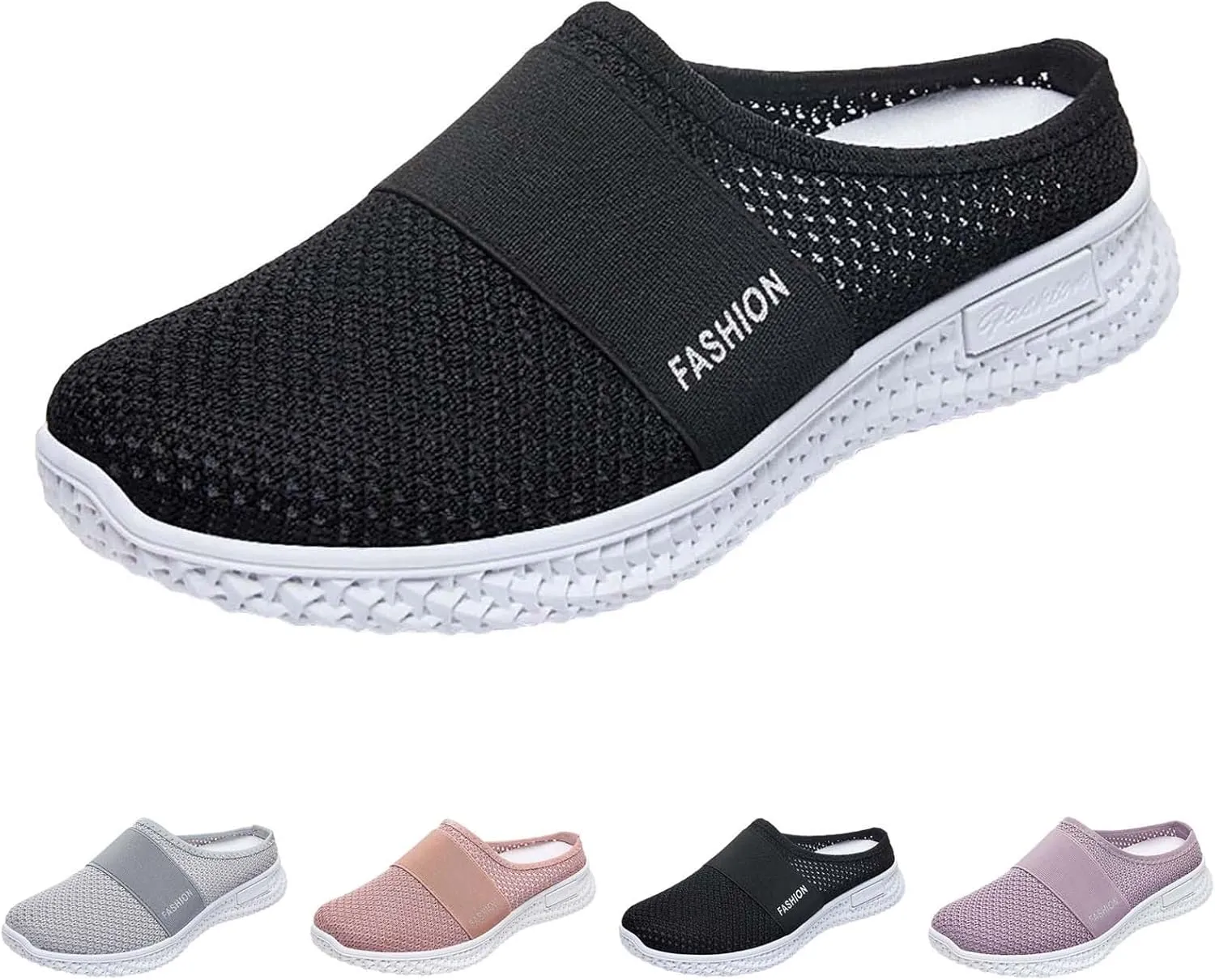 Women's Casual Slip on Half Shoes Breathable Walking Shoes Women Loafers Casual Tennis Shoes Dress Sneakers Waterproof Tennis Shoe Casual Loafers