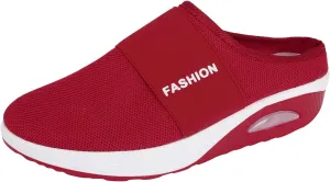Women's Casual Slip on Half Shoes Breathable Womens Tennis Shoes Mesh Ladies Shoes Casual Black Sneakers Slip On Tennis Shoe Loafers Dress Shoe
