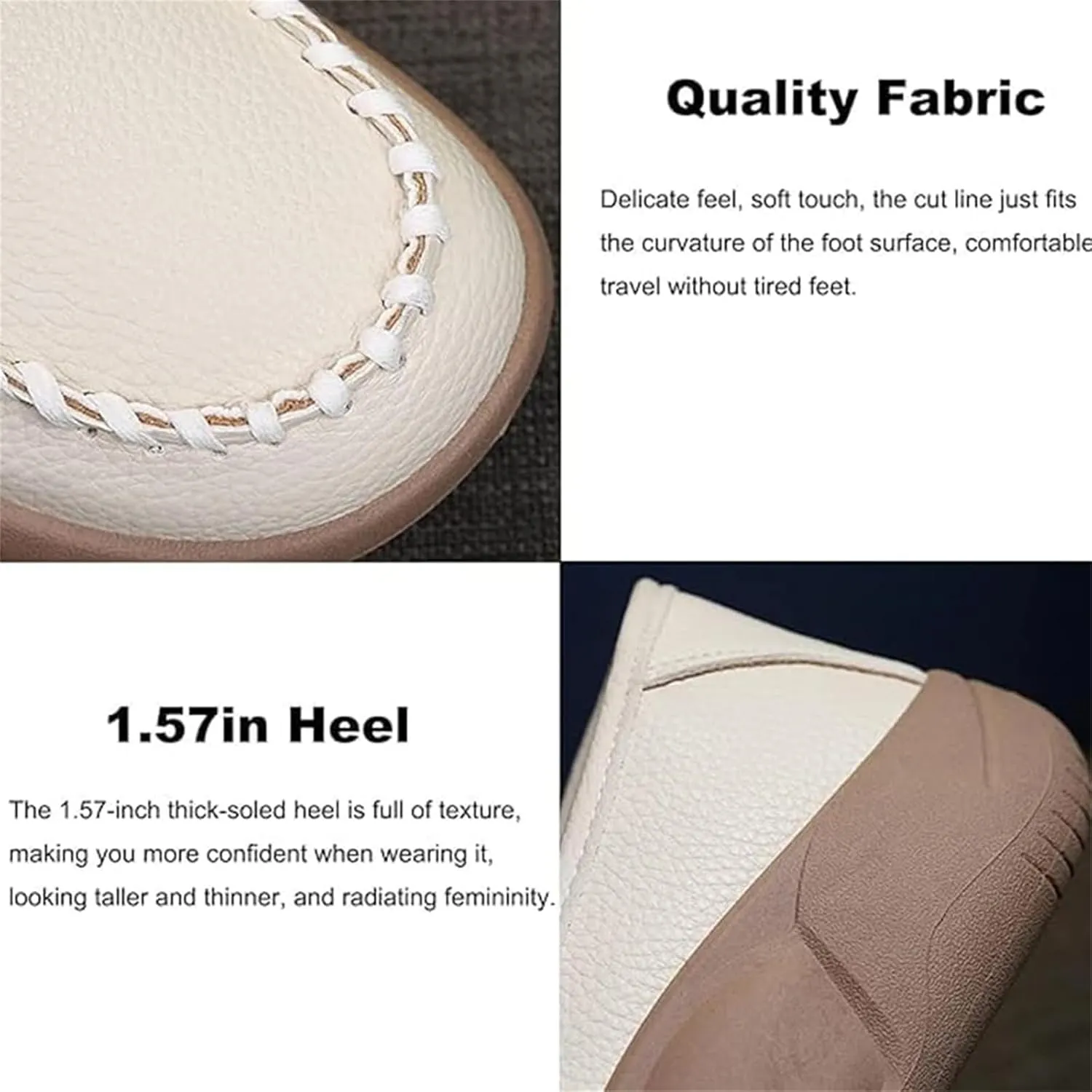 Womens Loafers Comfortable Dressy Lurebest Shoes for Women, Soft Soled Corrective Loafers, Slip on Orthopedic Walking Shoes Lurebest Platform Loafer Muffin Sandals All Day Comfort