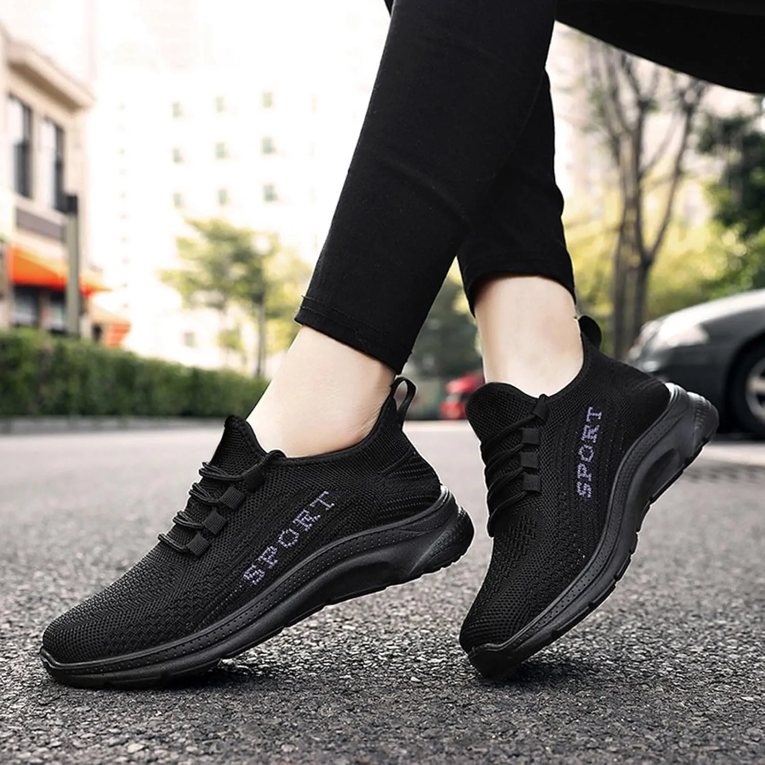 Womens Orthopedic Comfortable Walking Shoes Slip On Sneakers with Arch Support Casual Loafers Plantar Fasciitis Relief Foot Heel Pain Diabetic