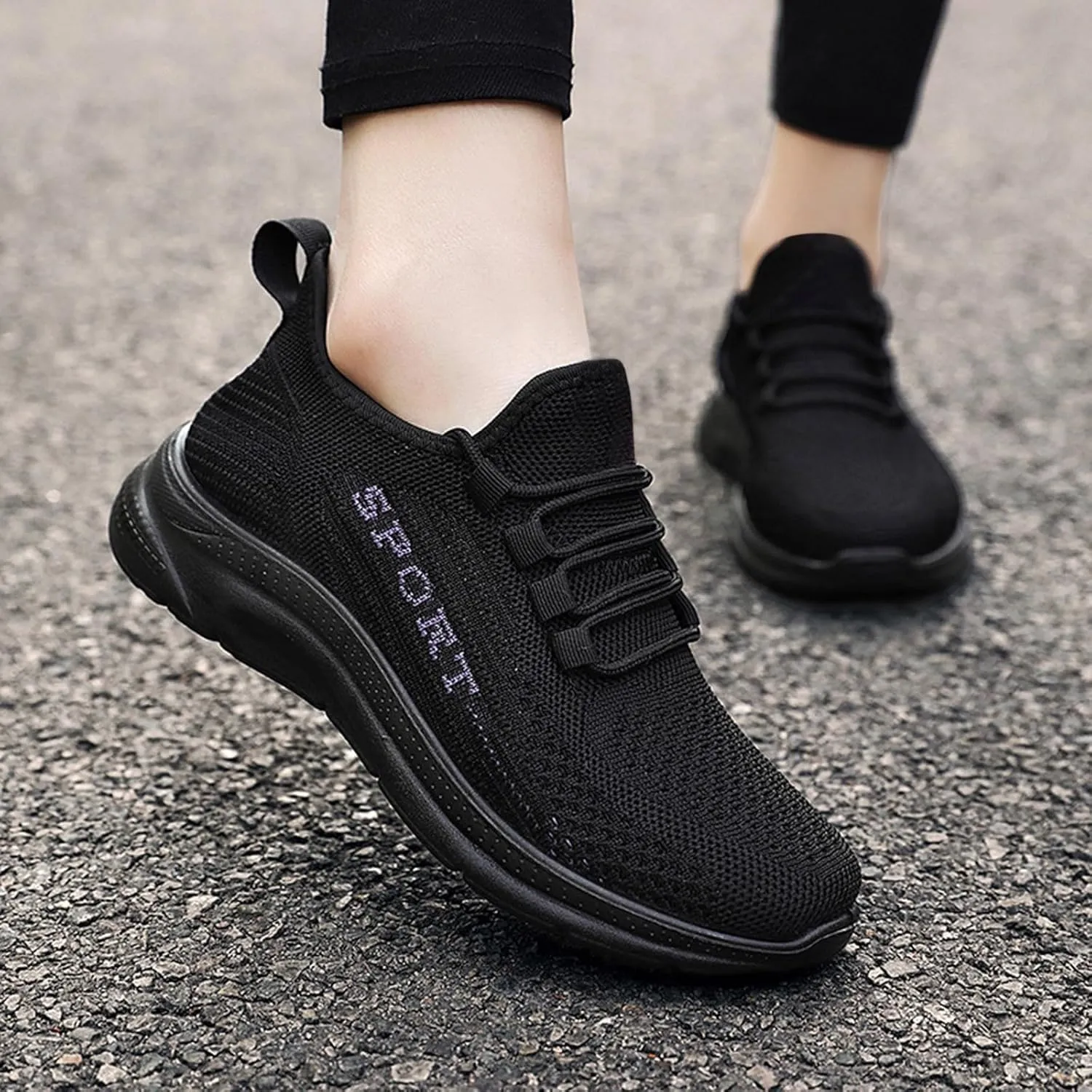 Womens Orthopedic Comfortable Walking Shoes Slip On Sneakers with Arch Support Casual Loafers Plantar Fasciitis Relief Foot Heel Pain Diabetic