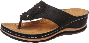 Womens Orthopedic Flip Flops Orthotic Womens Wedges Sandals Orthopedic Womens Summer Slippers with Arch Support Orthotic Extra Wide Sandals for Women Orthopedic Sexy Summer Sandals for Women 2025
