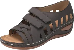 Womens Orthopedic Sandals with Toe Loop Flip Flops Beach Wedge Wedge Sandal Comfortable Arch Support Orthopedic Wedge Shoes for Woman Summer Dressy Women Dressy Orthopedic Shoe