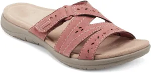 Women's Slide Sandals Summer Walking Slippers with Arch Support Open Toe Orthopedic Flat Sandals Comfortable Lightweight Beach Slippers