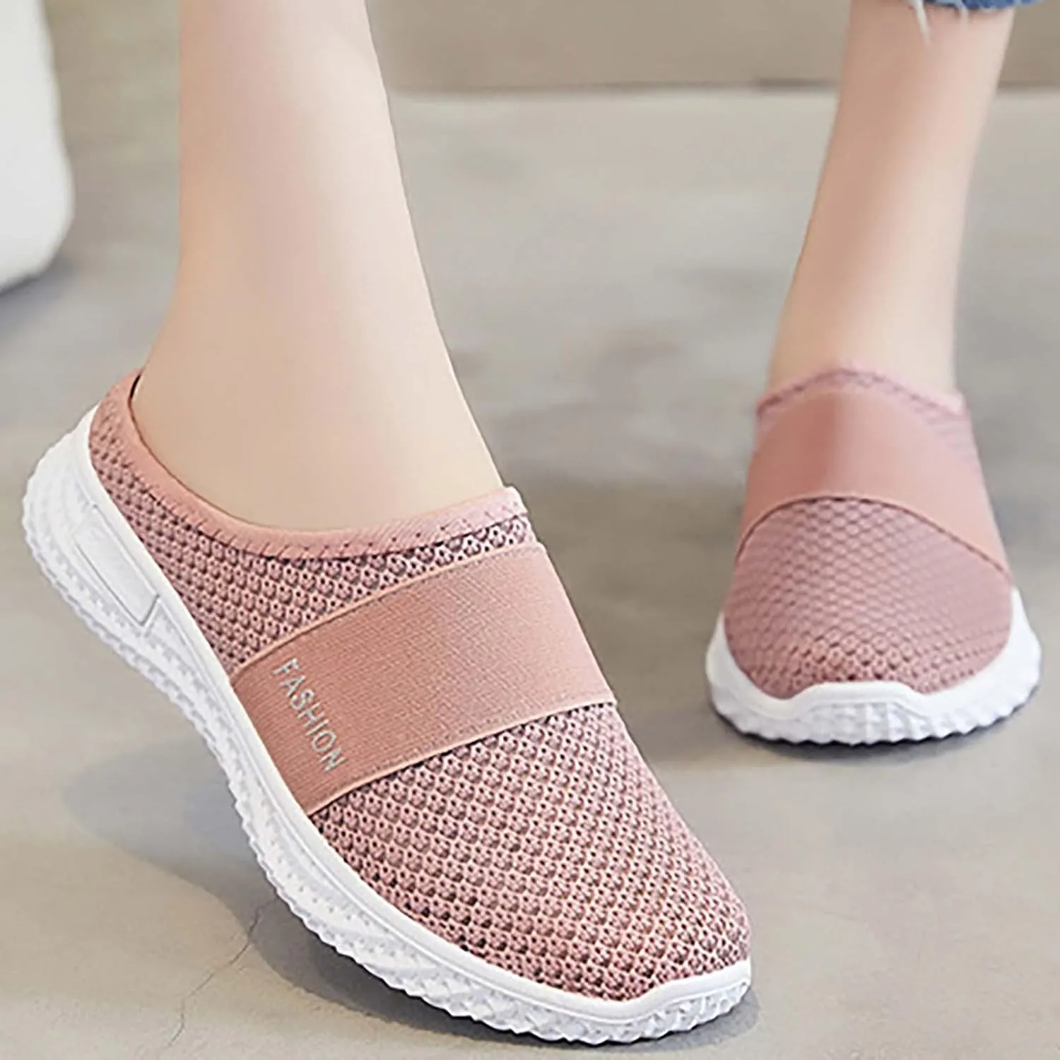 Women's Slip-on Mule Sneakers Lightweight Mens Tennis Shoes Loafers Casual Dress Shoes Black Platform Sneaker Brown Tennis Shoe Loafers Casual Slip On