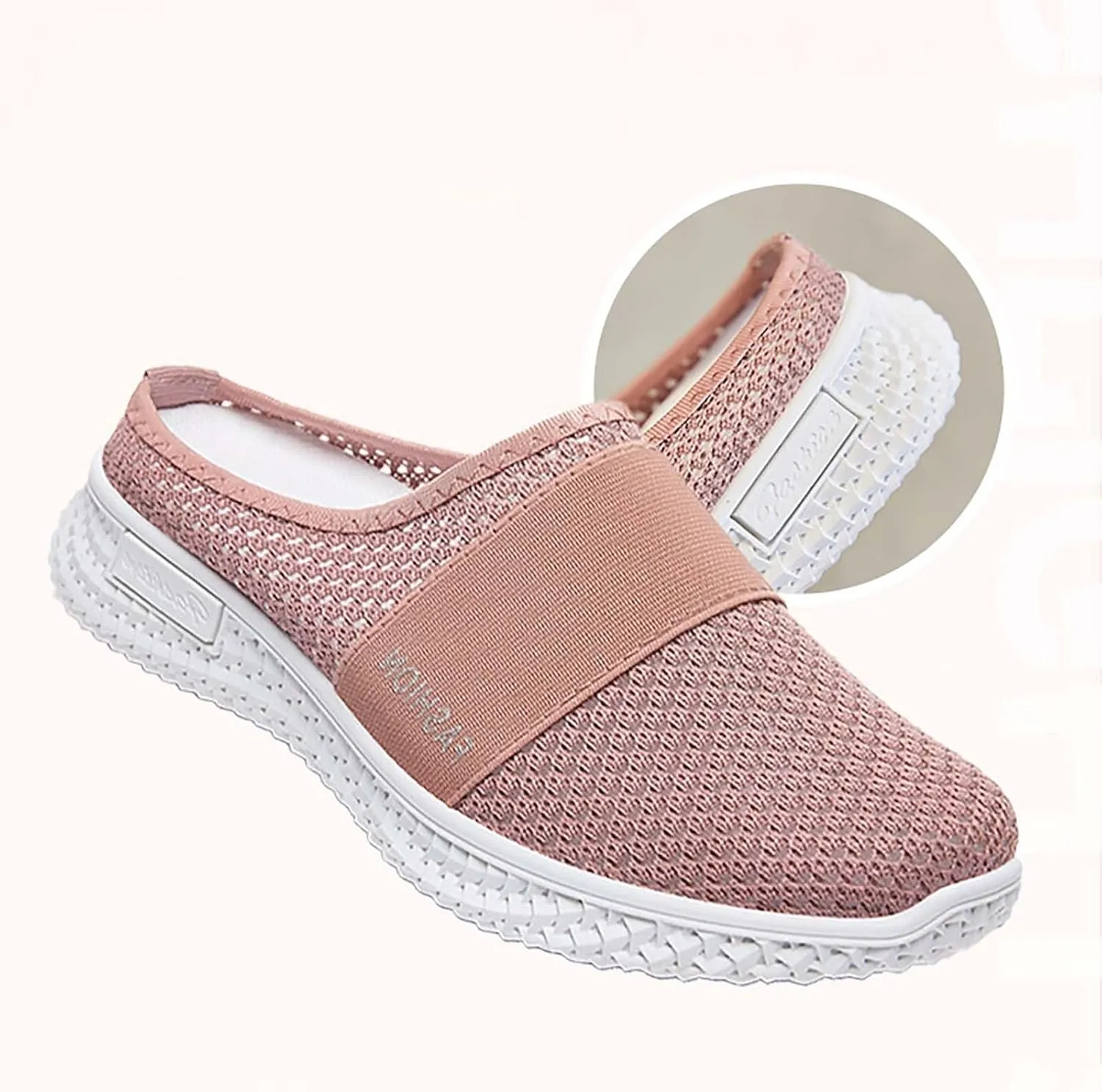 Women's Slip-on Mule Sneakers Lightweight Mens Tennis Shoes Loafers Casual Dress Shoes Black Platform Sneaker Brown Tennis Shoe Loafers Casual Slip On