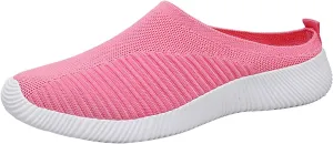 Women's Slip-On Orthopedic Arch Support Backless Non Slip Work Shoes Women Comfortable Men Shoes Casual Men Shoes Sneakers Brown Tennis Shoe Cross Trainer Shoe