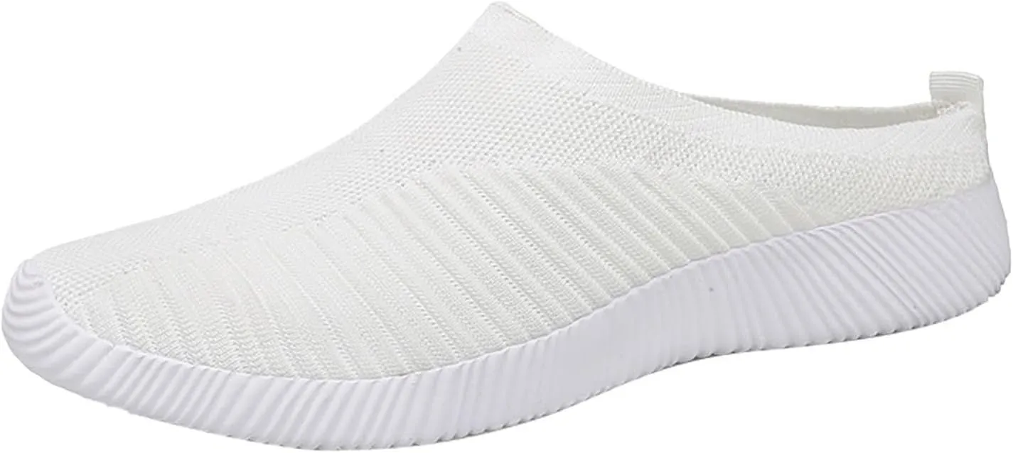 Women's Slip-On Orthopedic Arch Support Backless Non Slip Work Shoes Women Comfortable Men Shoes Casual Men Shoes Sneakers Brown Tennis Shoe Cross Trainer Shoe