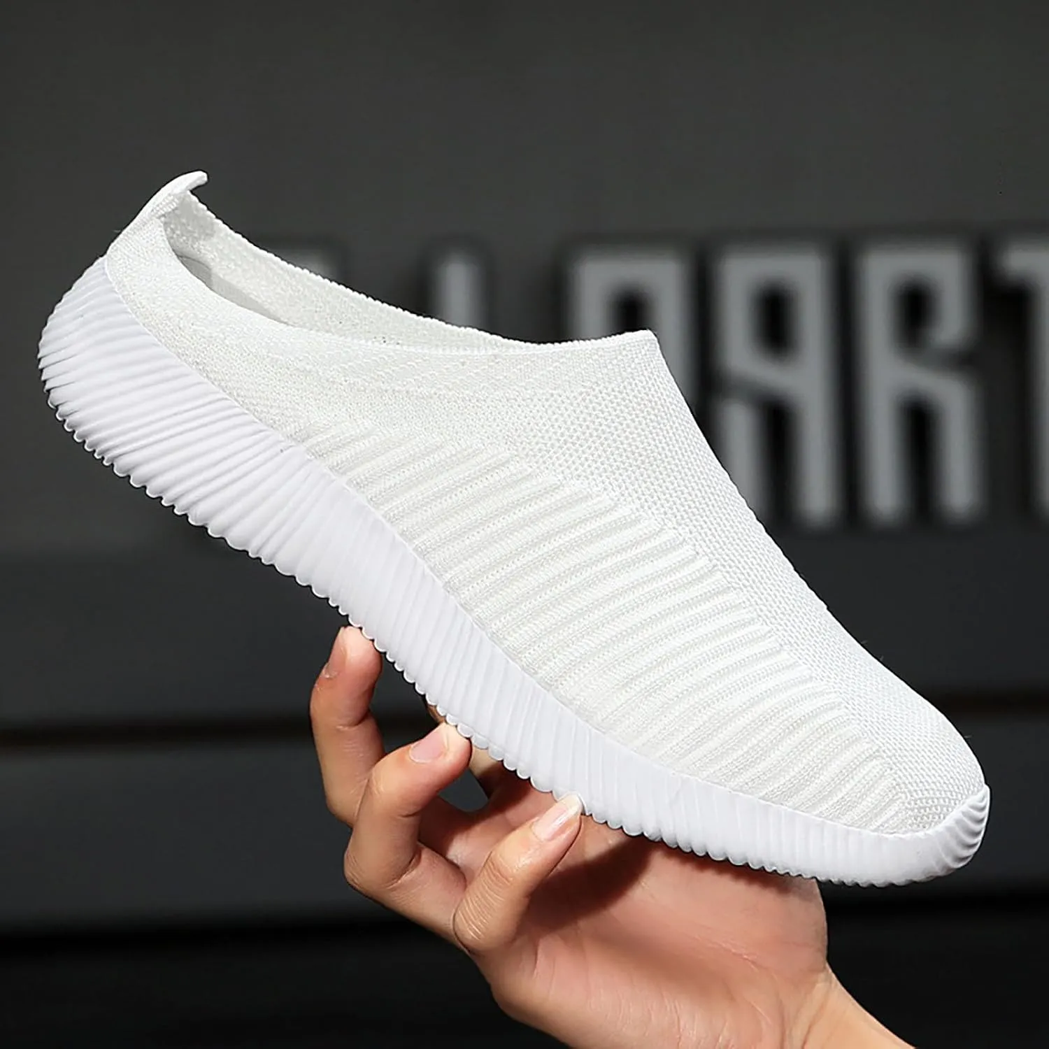 Women's Slip-On Orthopedic Arch Support Backless Non Slip Work Shoes Women Comfortable Men Shoes Casual Men Shoes Sneakers Brown Tennis Shoe Cross Trainer Shoe