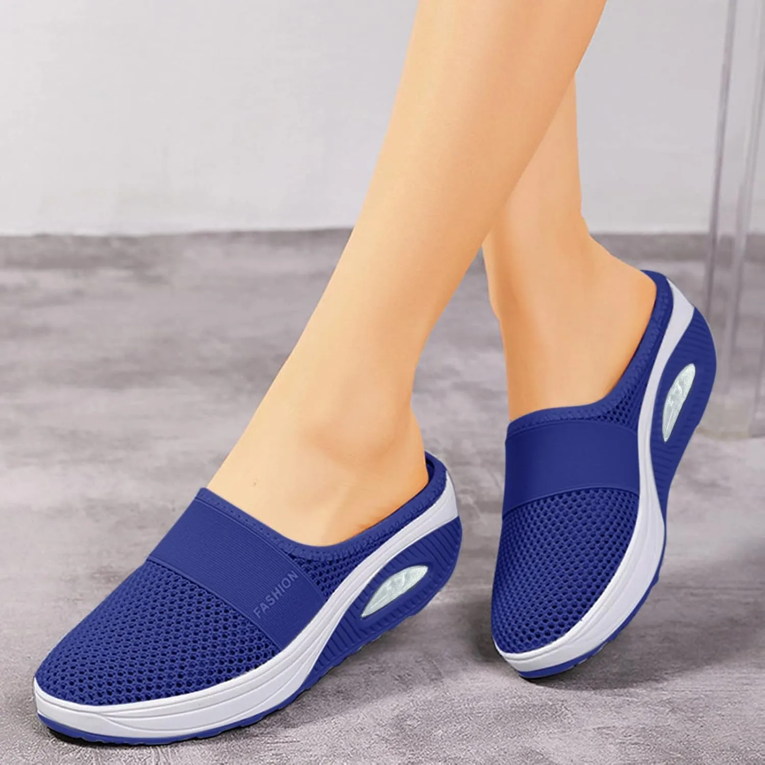 Women's Slip-On Orthopedic Arch Support Backless Running Shoes for Women Casual Women's Shoes Casual Walking Sneakers Waterproof Tennis Shoe Casual Loafers