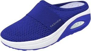 Women's Slip-On Orthopedic Arch Support Backless Running Shoes for Women Casual Women's Shoes Casual Walking Sneakers Waterproof Tennis Shoe Casual Loafers