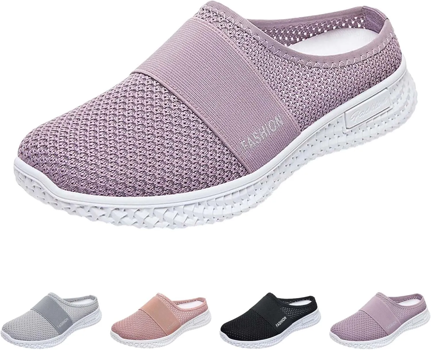 Women's Slip-On Orthopedic Arch Support Backless Slip On Shoes Women Lether Woman Shoes Casual White Sneakers Slip On Tennis Shoe Loafers Casual Slip On