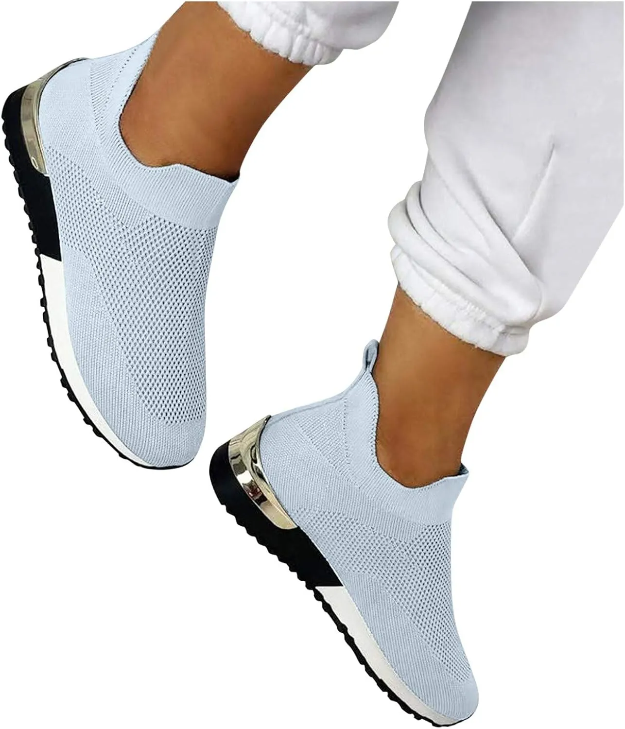 Womens Slip On Sneakers Women Walking Tennis Shoes Tennis Shoes Men Flat Feet Men's Casual Dress Shoes Slip On Sneakers White Tennis Shoe Trainers Shoe