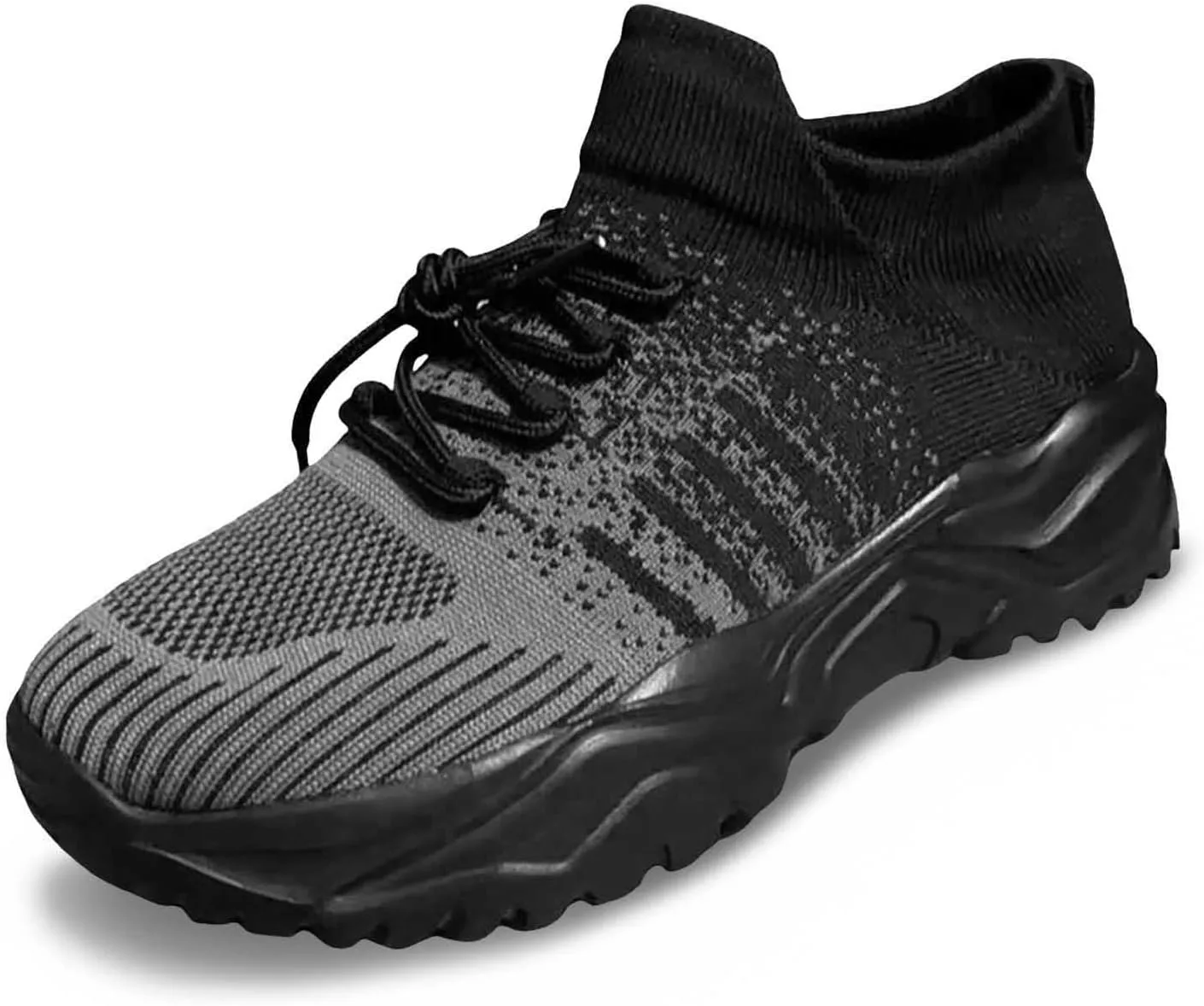 Women's Solid Color Fashion Four Season Lace Up Sneakers Solid Color Flying Woven Running Shoes Womens Rave Shoes