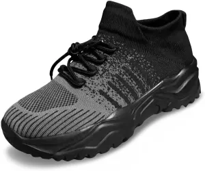 Women's Solid Color Fashion Four Season Lace Up Sneakers Solid Color Flying Woven Running Shoes Womens Rave Shoes