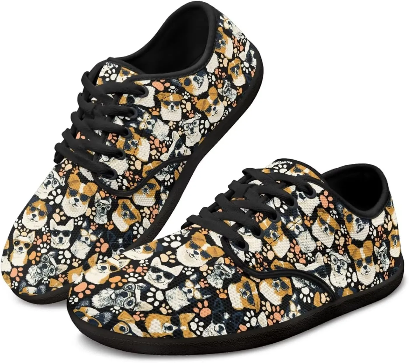 Women's Walking Barefoot Shoes Slip On Tennis Running Flat Sneakers Casual Outdoor Shoe Size 5.5-13