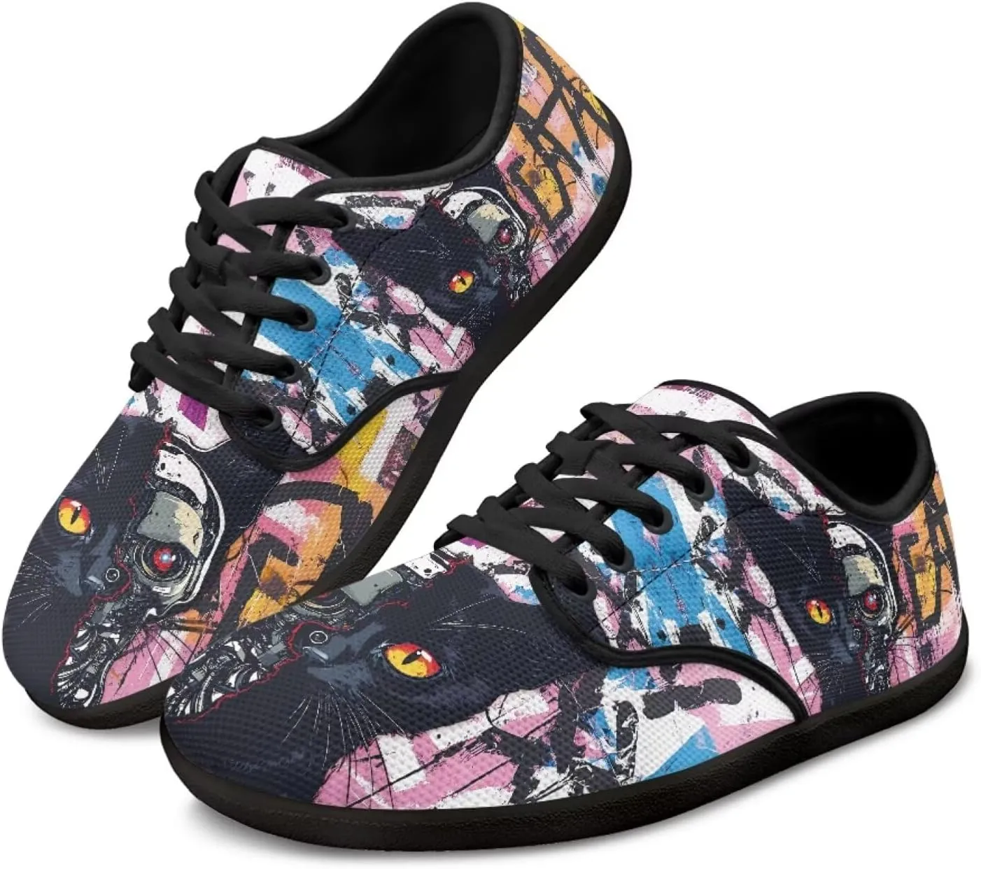 Women's Walking Barefoot Shoes Slip On Tennis Running Flat Sneakers Casual Outdoor Shoe Size 5.5-13