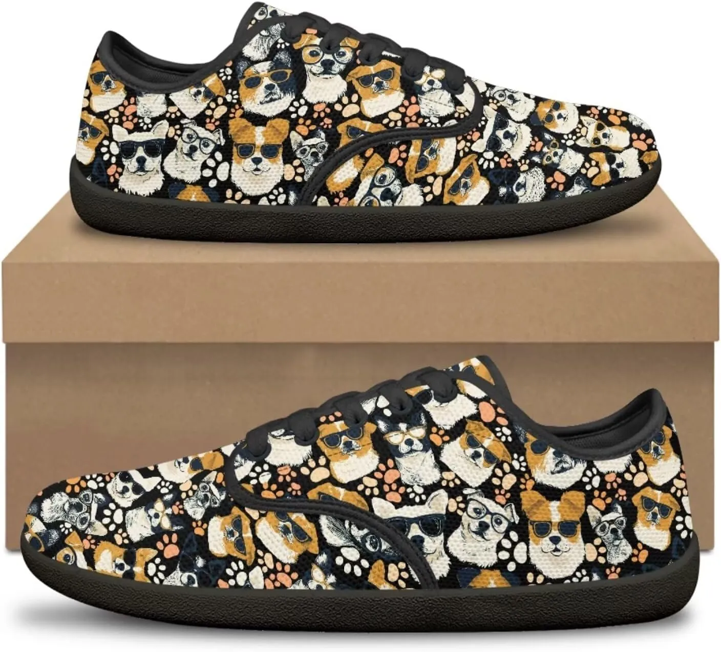 Women's Walking Barefoot Shoes Slip On Tennis Running Flat Sneakers Casual Outdoor Shoe Size 5.5-13