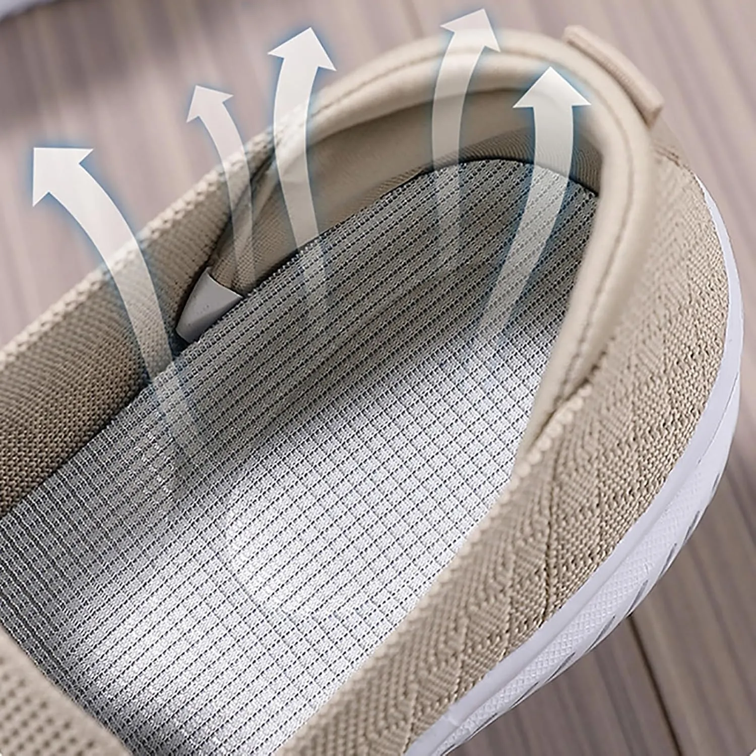 Women's Walking Shoes Lightweight Athletic Casual Gym Slip on Sneakers