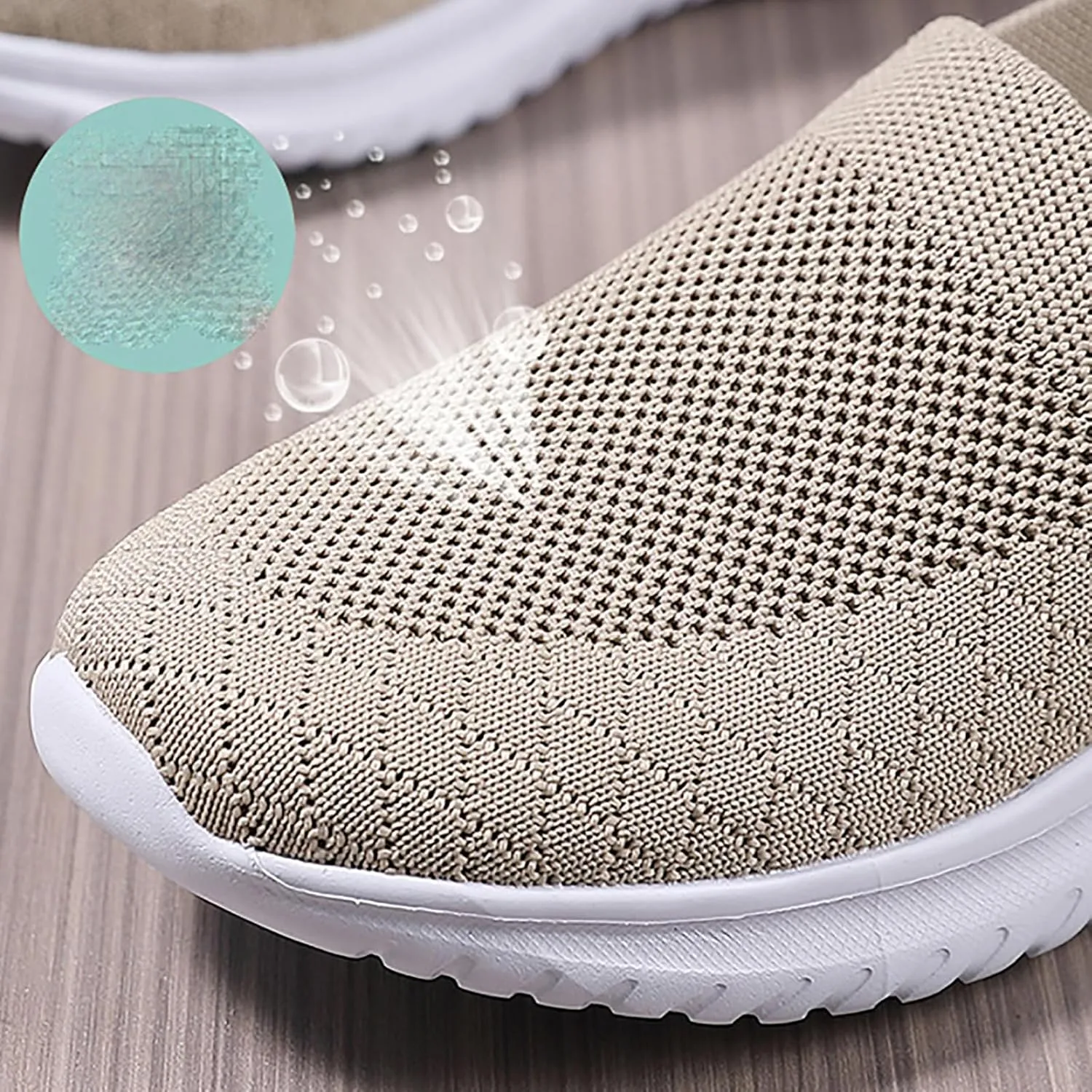 Women's Walking Shoes Lightweight Athletic Casual Gym Slip on Sneakers